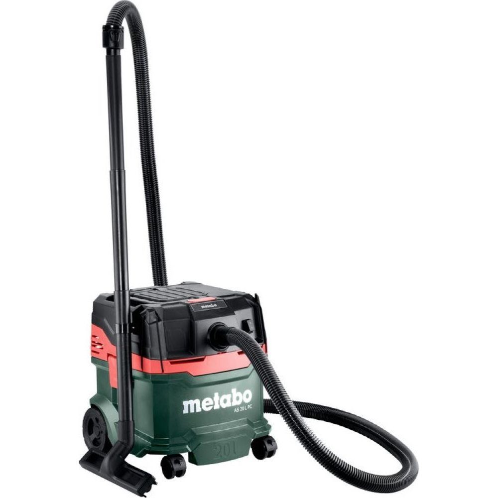 metabo Nass-Trocken-Sauger AS 20 L PC - Nass-/Trockensauger - grün/schwarz, 1200 W, beutellos