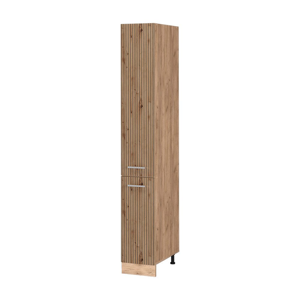 Vicco Hochschrank R-Line, Artisan-Eiche/Goldkraft Eiche, 30 günstig online kaufen