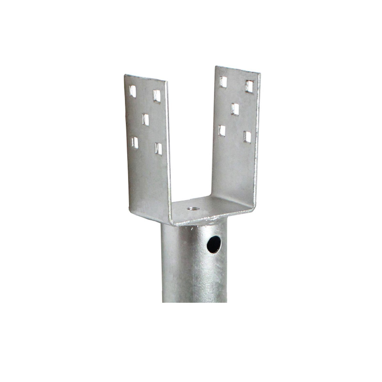 TRUTZHOLM Einschraubbodenhülse 48,5cm - Für Vierkanthölzer 9x9cm Feuerverzinkt