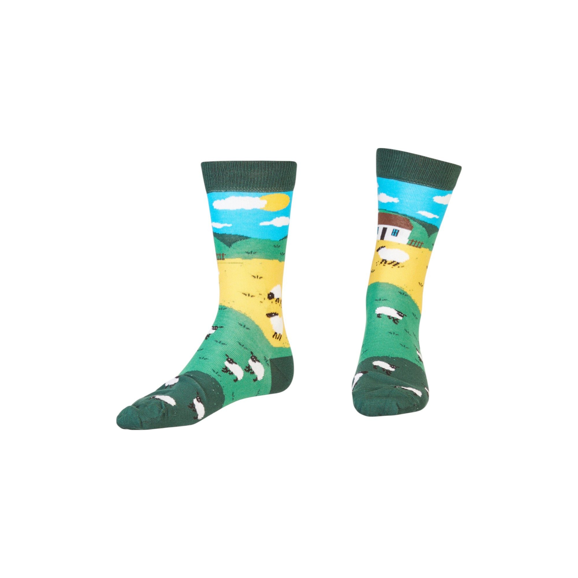 AbgeStrumpft Freizeitsocken Abgestrumpft Socken Schaf (1 Paar, 1-Paar, 1 Paar) lustiges Design