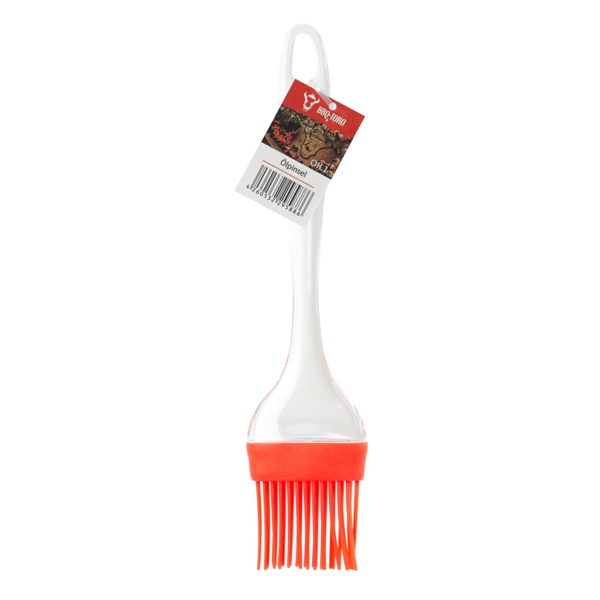 BBQ-Toro Marinadenpinsel Silikon Backpinsel Grillpinsel, 21 cm, hitzebeständig