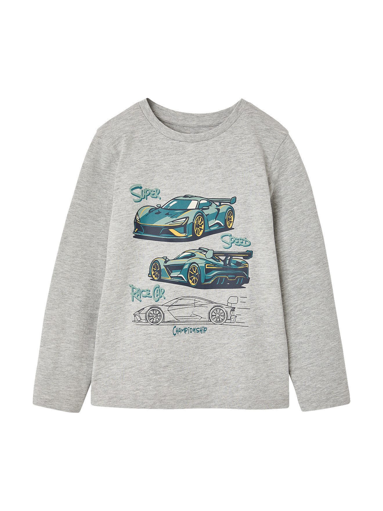 Langarmshirt Jungen Shirt mit witzigem Sport-Print