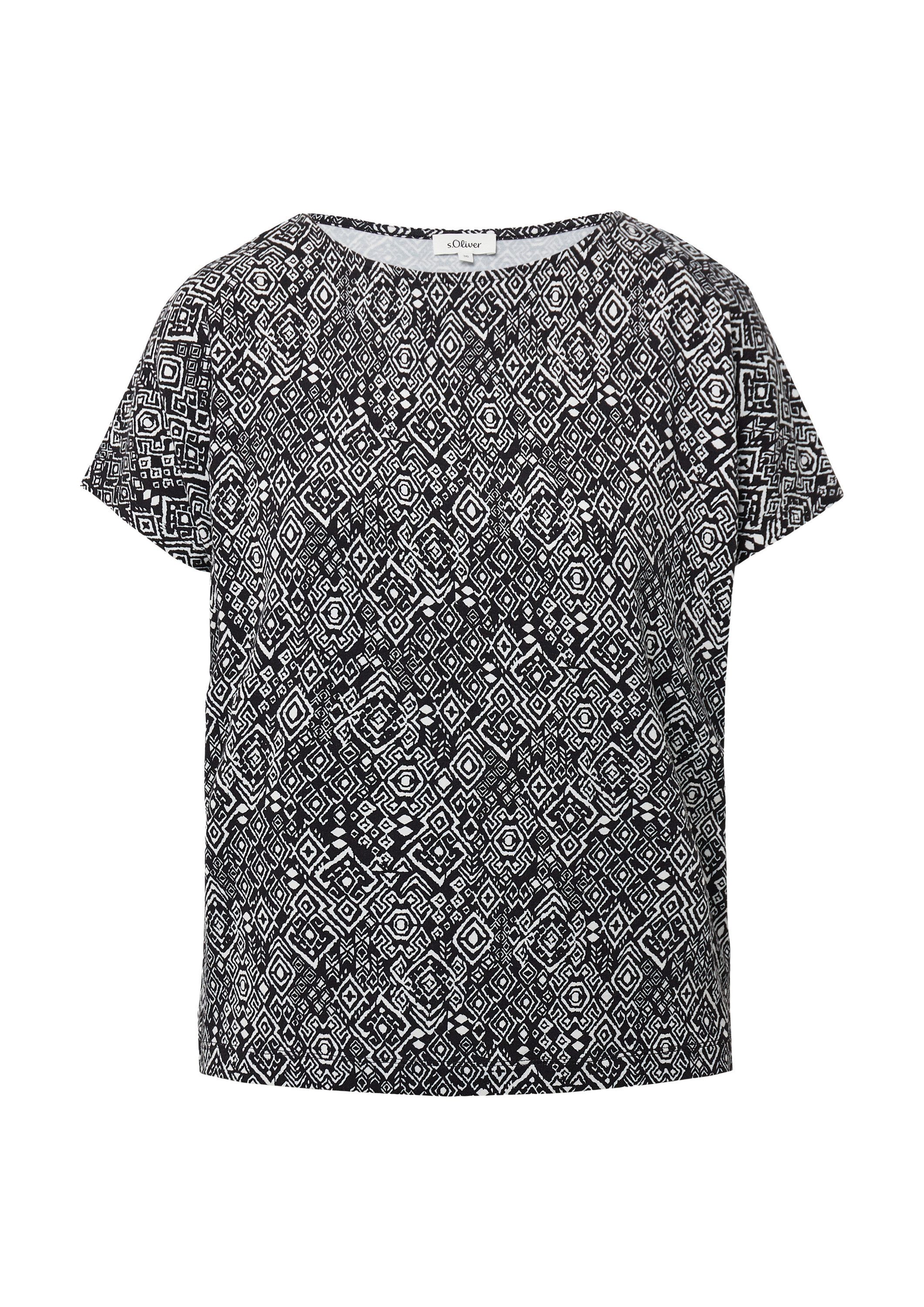 s.Oliver Kurzarmshirt T-Shirt (1-tlg) günstig online kaufen