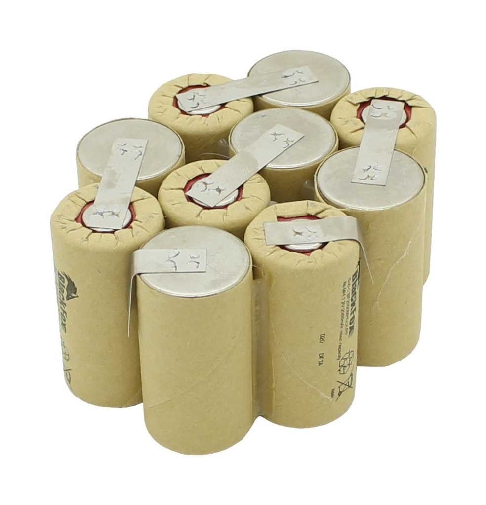 AccuCell Einsatz für Werkzeugakku NiMH 12V 1,5Ah zum Selbsteinbau ersetzt Fein Akku 1500 mAh (12,0 V)