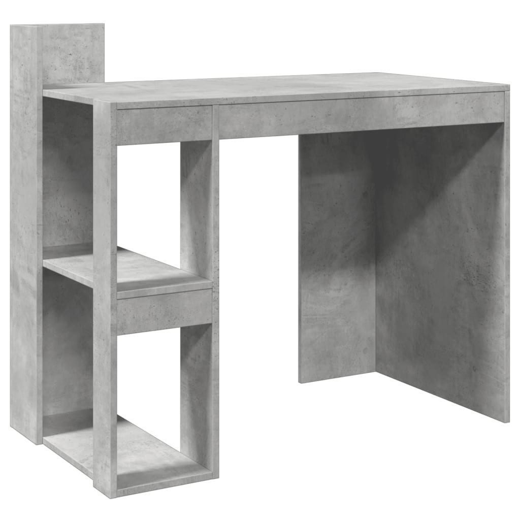 Schreibtisch Schreibtisch Betongrau 103,5x56,5x94 cm Holzwerkstoff