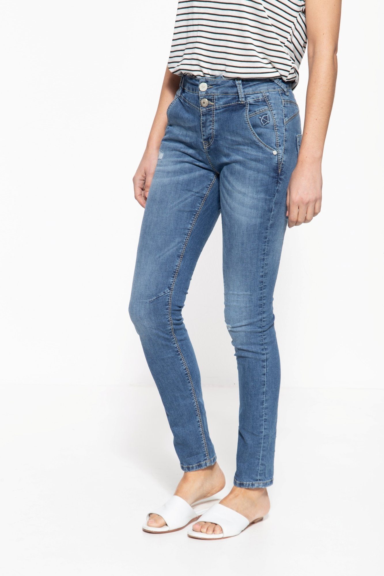 ATT Jeans Boyfriend-Jeans Kira Boy Fit online kaufen | OTTO