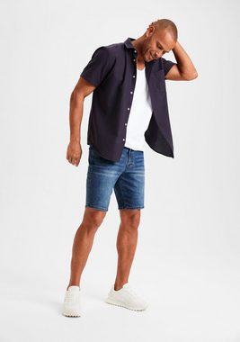 Buffalo Jeansshorts 5-Pocket, knielang, Shorts mit normaler Bundhöhe aus elastischer Denim-Qualität