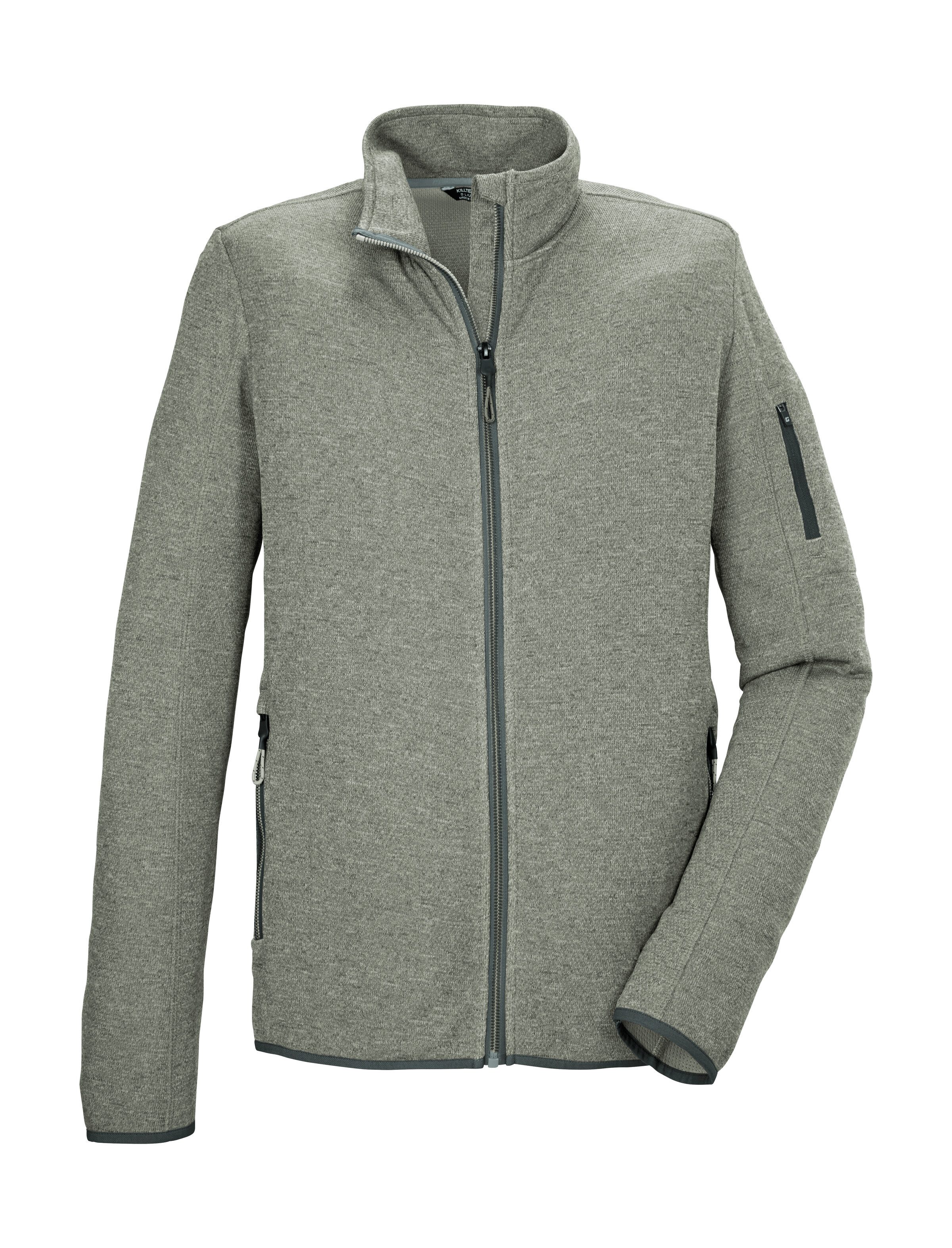 Killtec Strickjacke "KOS 91 MN FLX JCKT", Melange-Optik, Kinnschutz, versch günstig online kaufen