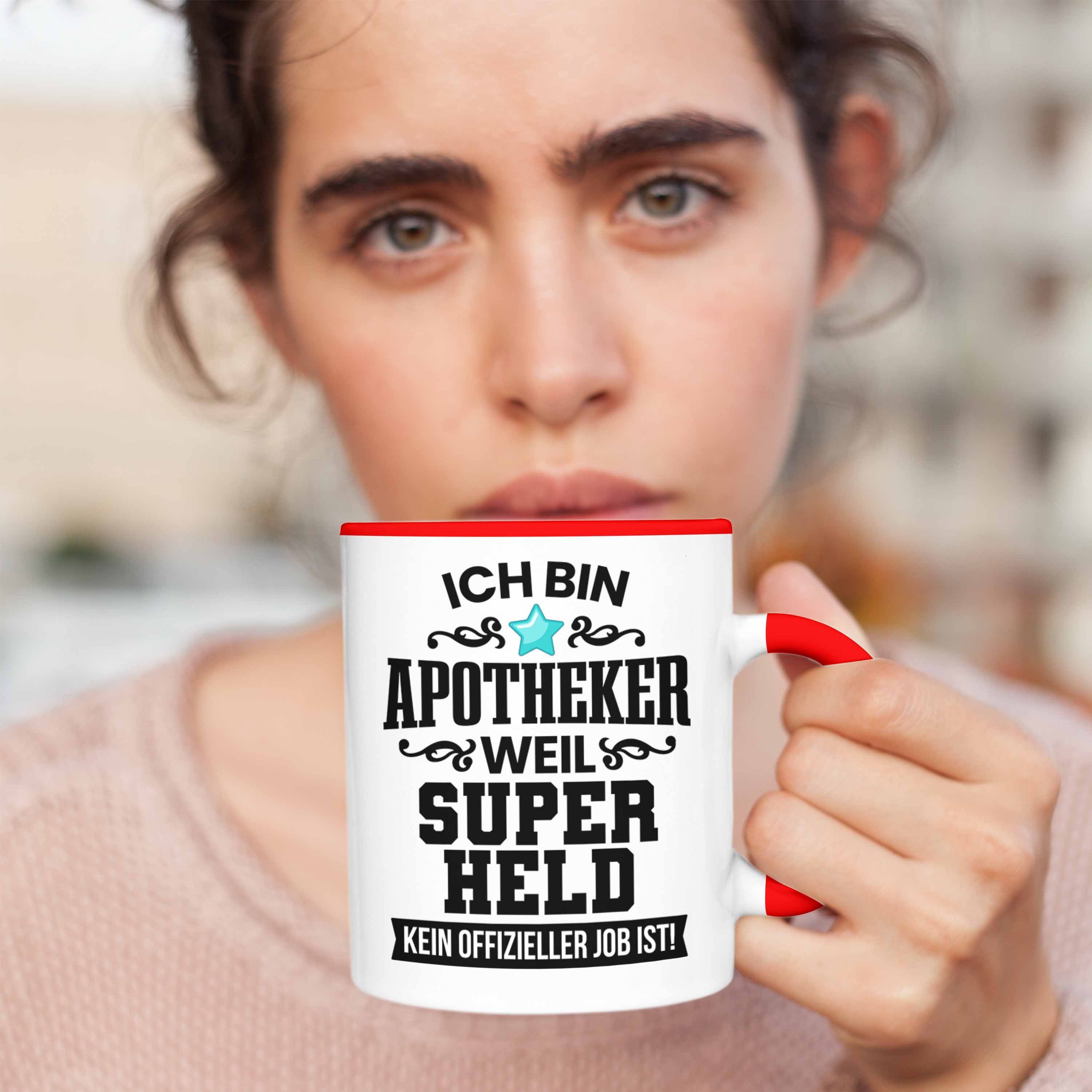 Apotheker Apotheker Trendation Pharmazeut Trendation Lustig Rot Arzneikundiger Bester Tasse - Geschenk Spruch Kaffeetasse Kaffeetasse Tasse