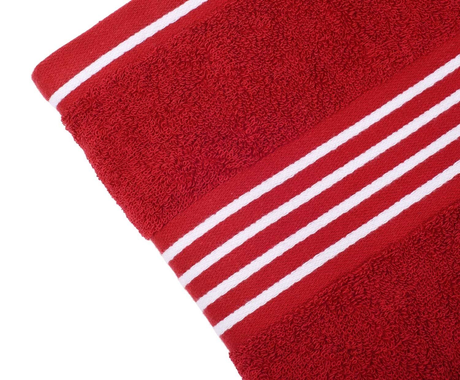 Gözze Handtücher RIO, (1-St) Baumwolle cm, x 100 Streifen, Rot, 50