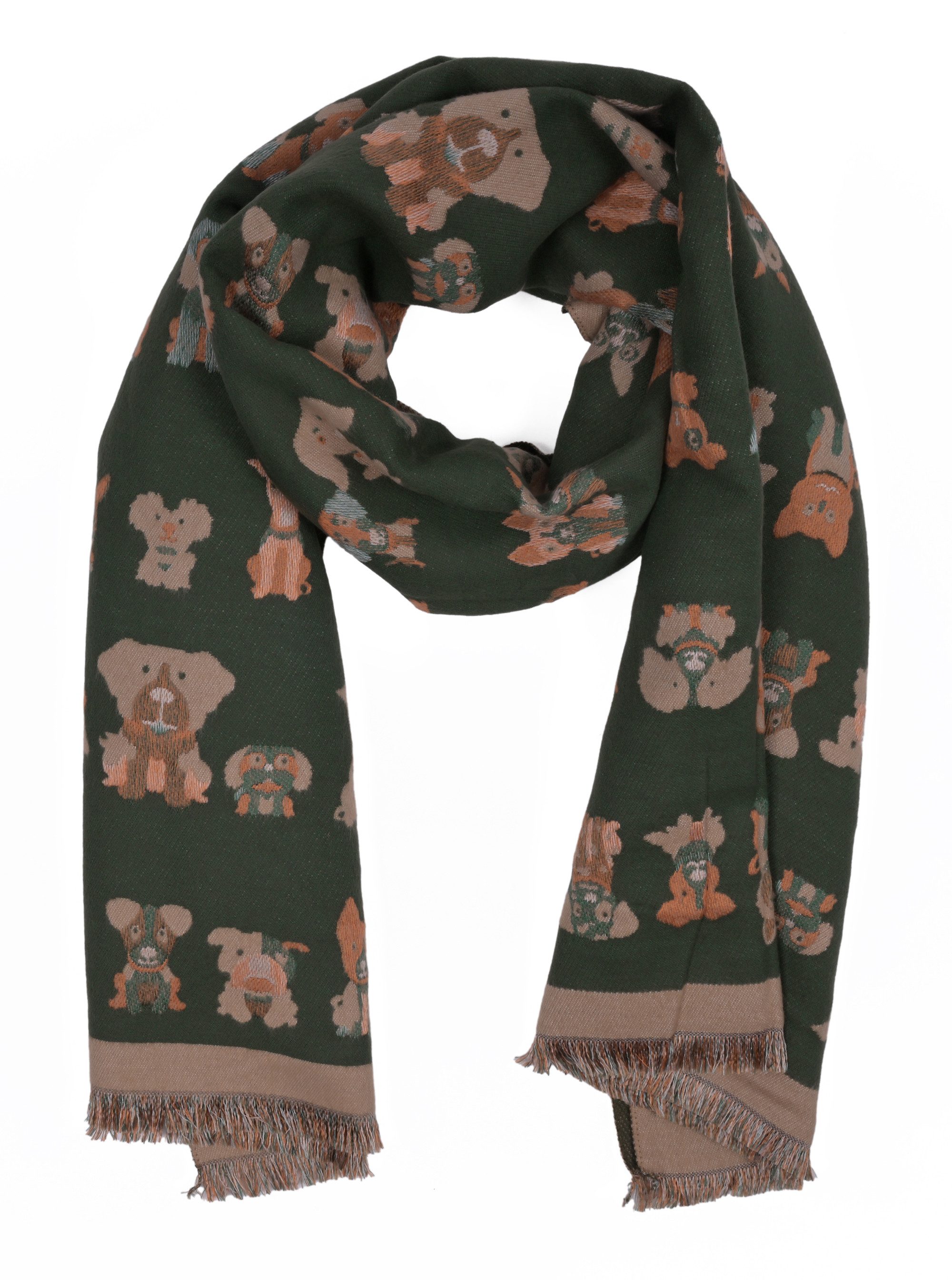 Goodman Design Modetuch Modeschal mit Hunde günstig online kaufen