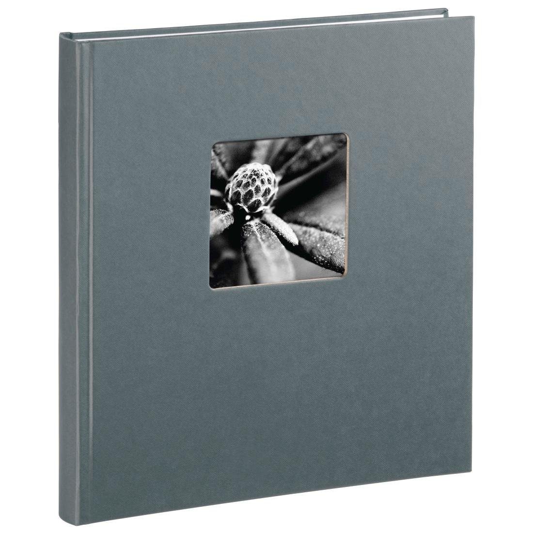 Hama Fotoalbum Fine Art, Grau Photoalbum zum Einkleben