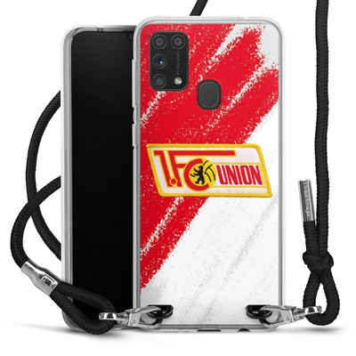 DeinDesign Handyhülle Offizielles Lizenzprodukt 1. FC Union Berlin Logo, Samsung Galaxy M31 Handykette Hülle mit Band Case zum Umhängen