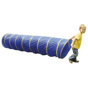 EDUPLAY Spielzeug-Gartenset Kriechtunnel mit Tasche blau, 175cm