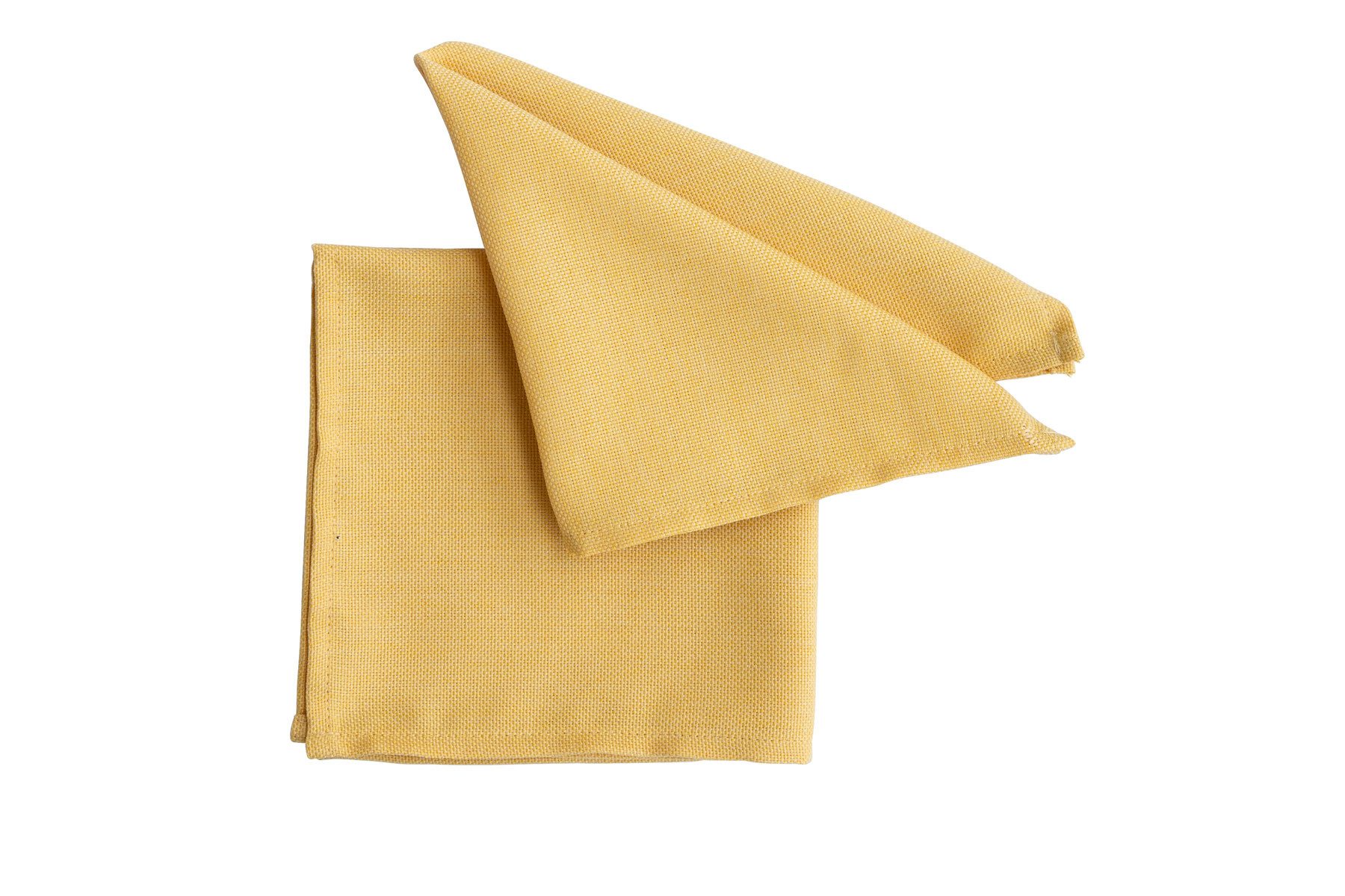 PICHLER Stoffserviette Serviette 6er Set Panama Rechteck 040/040 gold, (Spar-Set, 6 St., 6 Servietten), Servietten Fest Feier Kommunion
