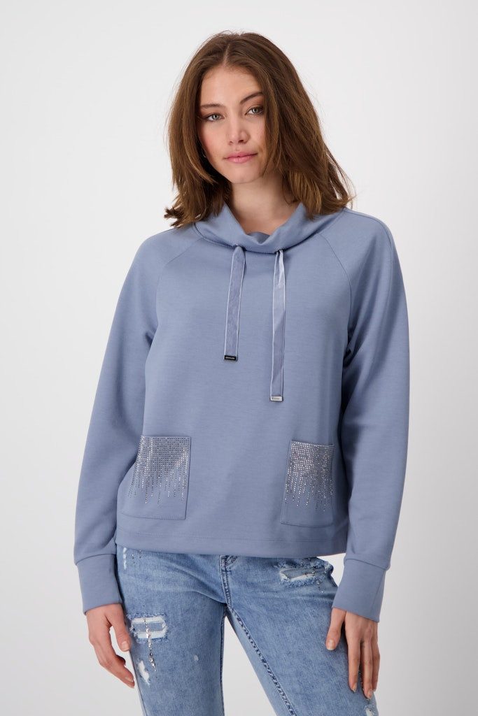 Monari Sweatshirt Mit weichem Material, funkelnden günstig online kaufen