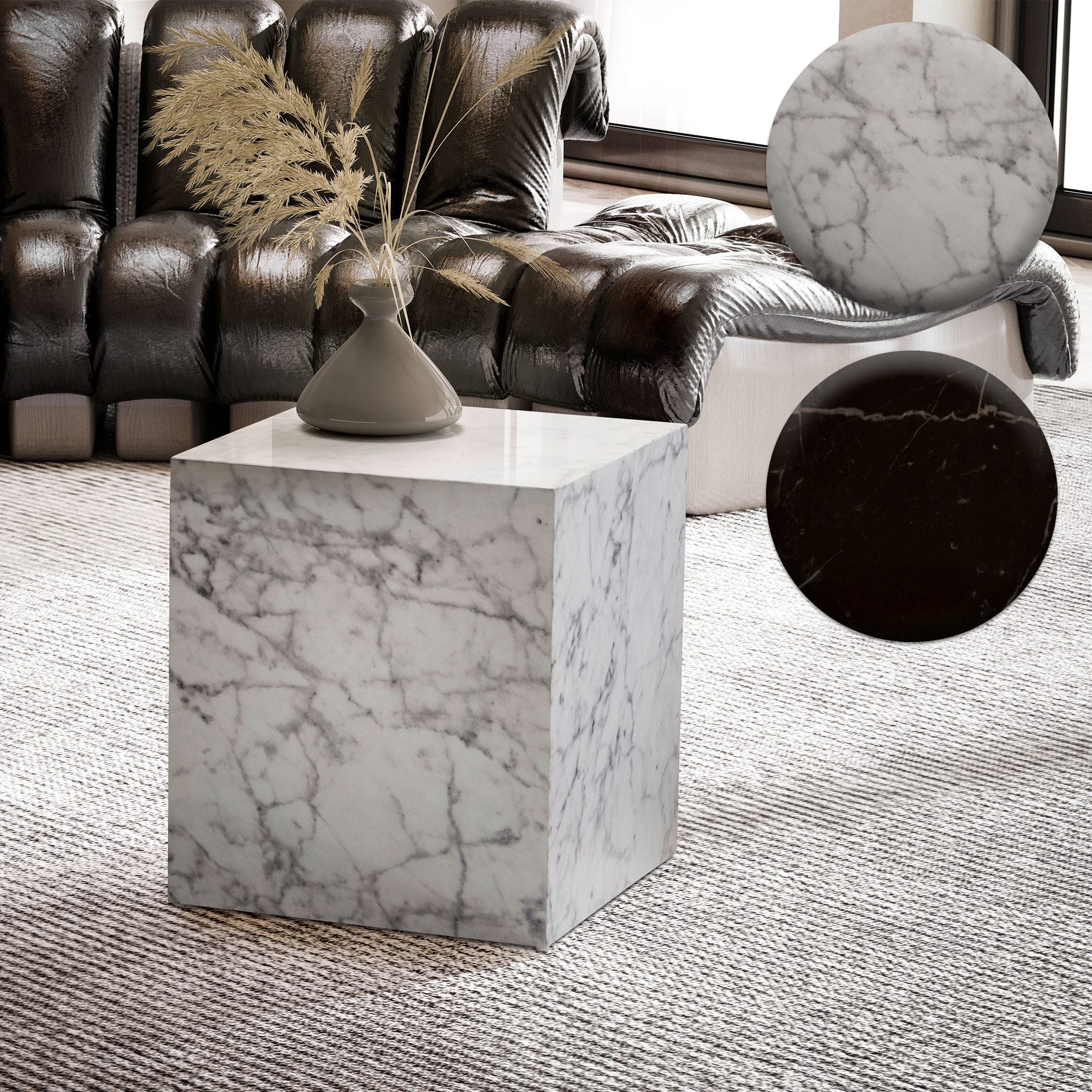 FINEBUY Couchtisch FB57437 (MONOBLOC 40x40x45 cm günstig online kaufen