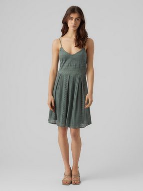 Vero Moda Sommerkleid Honey (1-tlg) Spitze, Lochmuster, Drapiert/gerafft, Falten