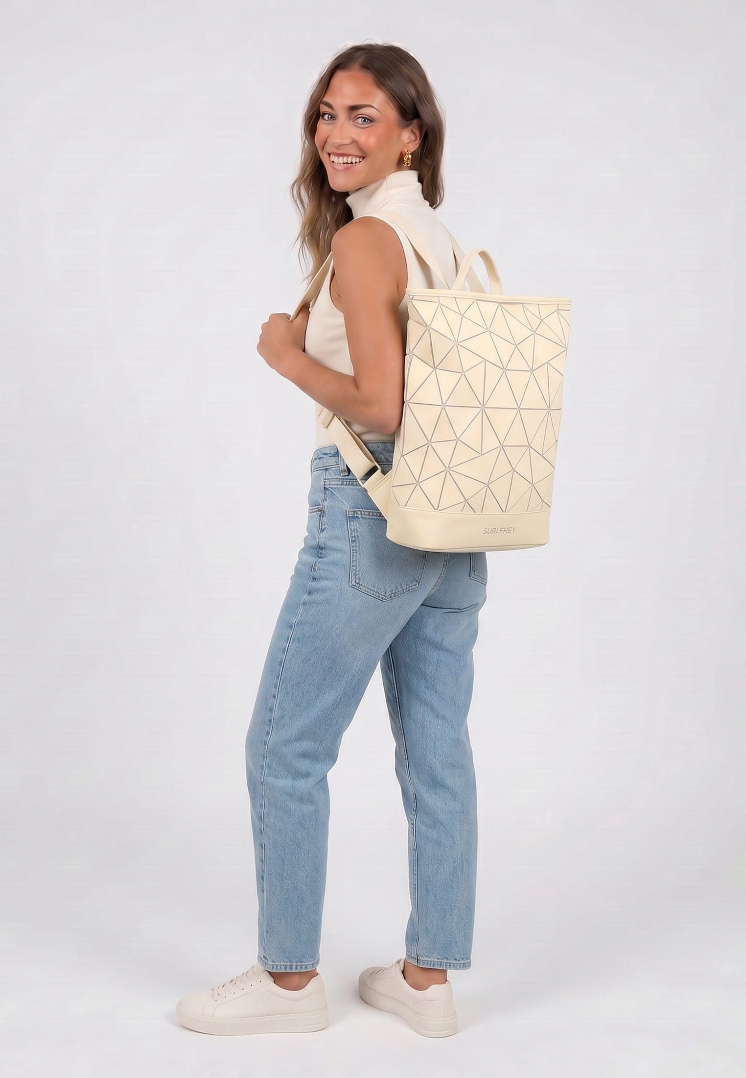 SURI FREY Cityrucksack SFY SURI Sports Jessy-Lu, Logo Prägung