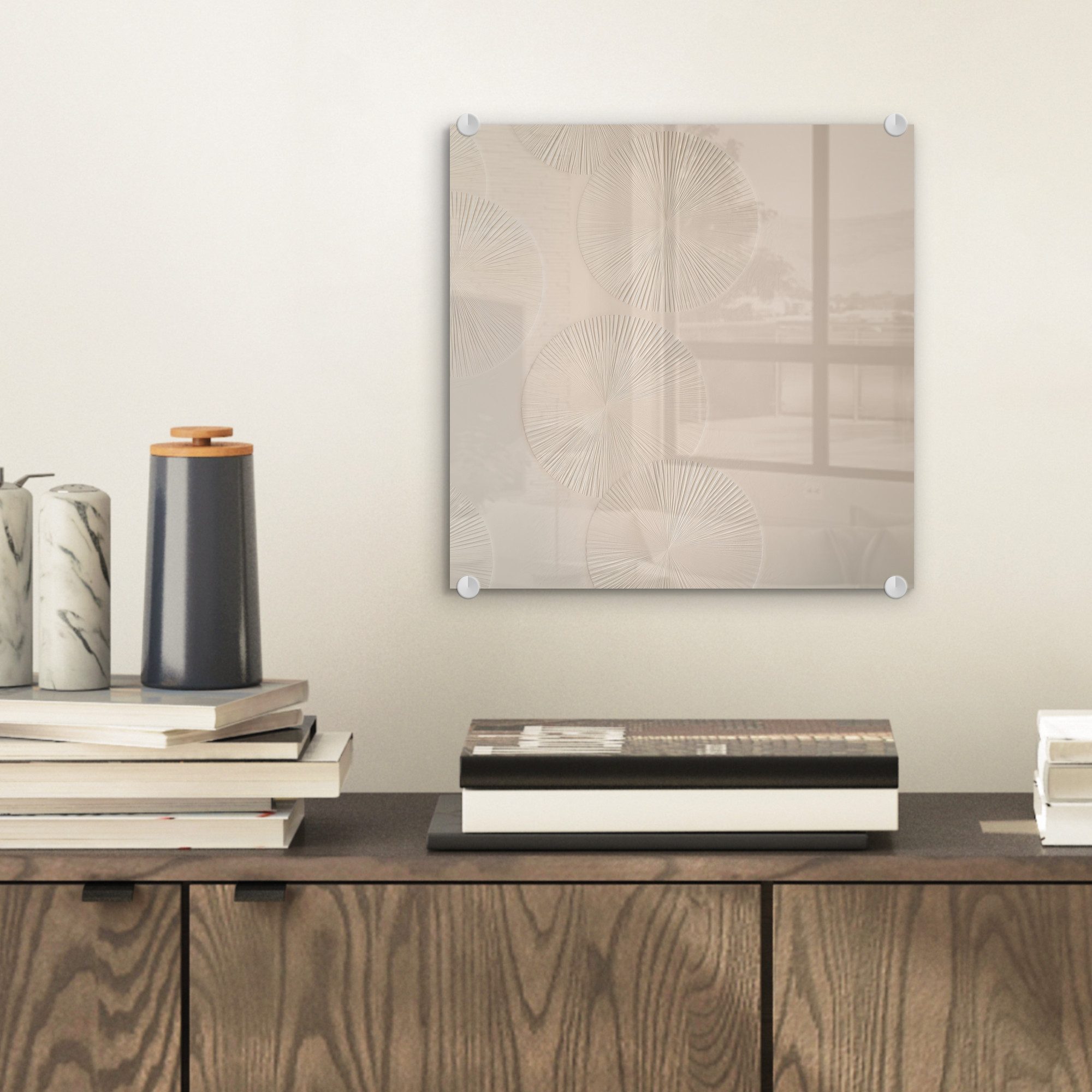 MuchoWow Acrylglasbild Japandi - Beige - günstig online kaufen