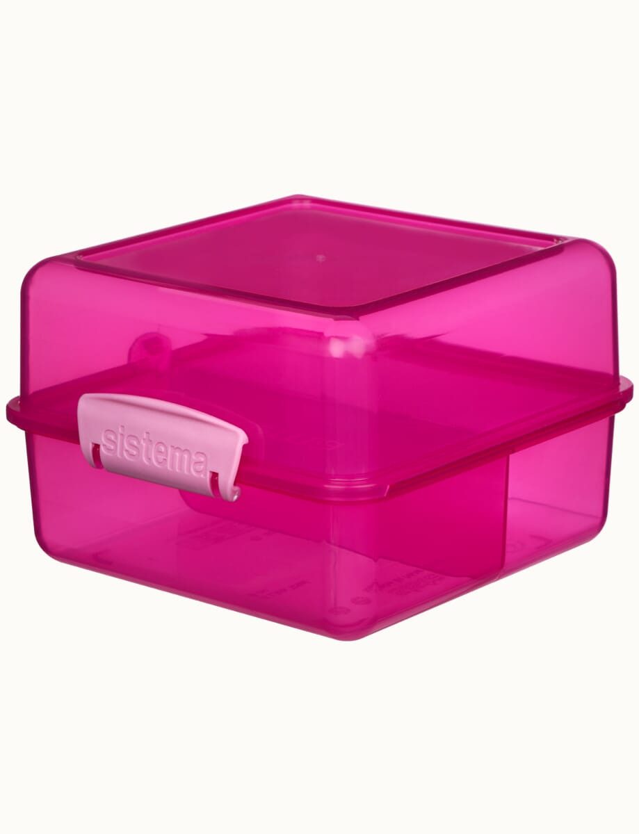 sistema Lunchbox Sistema 1,4L Lunch Cube - Pink