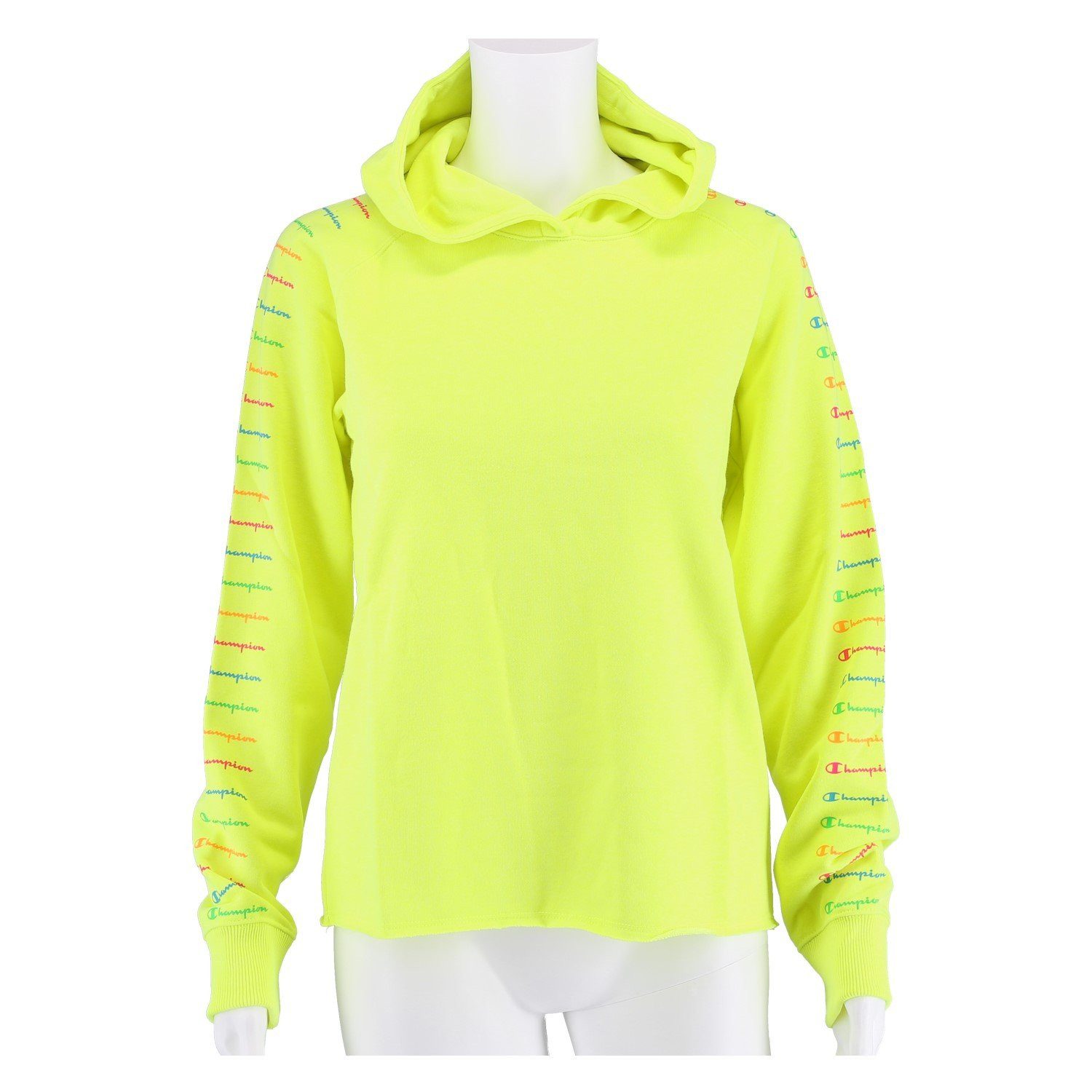 Champion Kapuzenpullover Arm Print gelb Mädchen