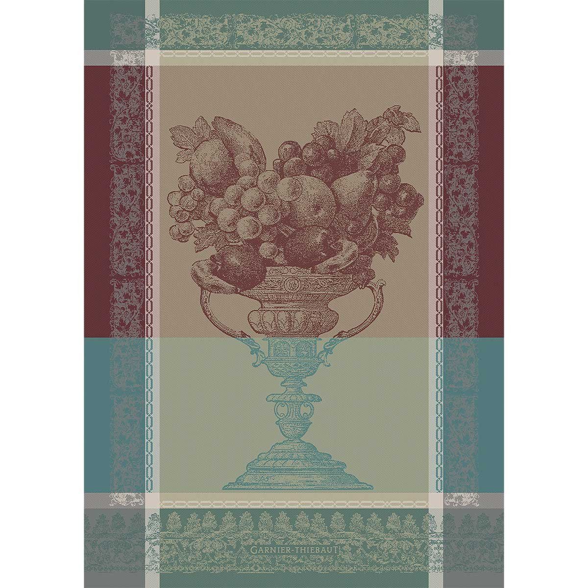 Garnier Thiebaut Geschirrtuch Geschirrtuch Coupe jacquard-gewebt x Bordeaux 56x77 1 Geschirrtuch), (1-tlg., Frais cm, Fruits