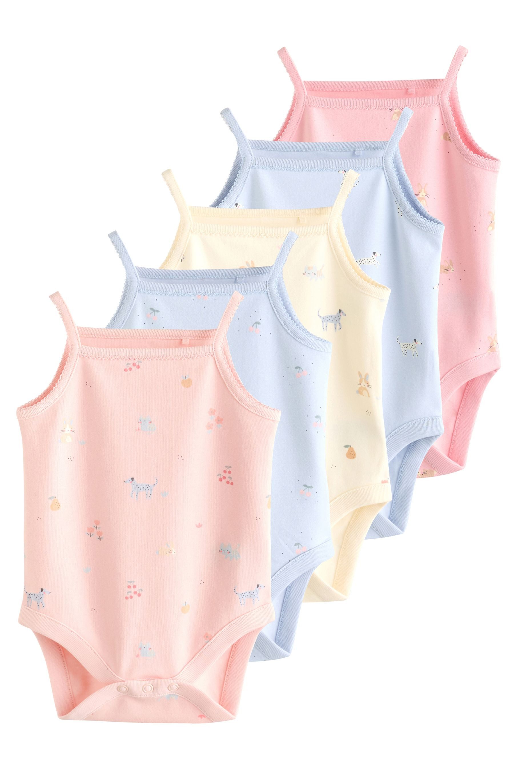 Body Ärmellose Strampler im 5er-Pack