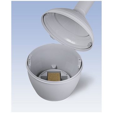 PROREGAL® Aschenbecher Sicherheits-Standascher, 15L, selbstlöschend, HxB 97x31cm, Schwarz