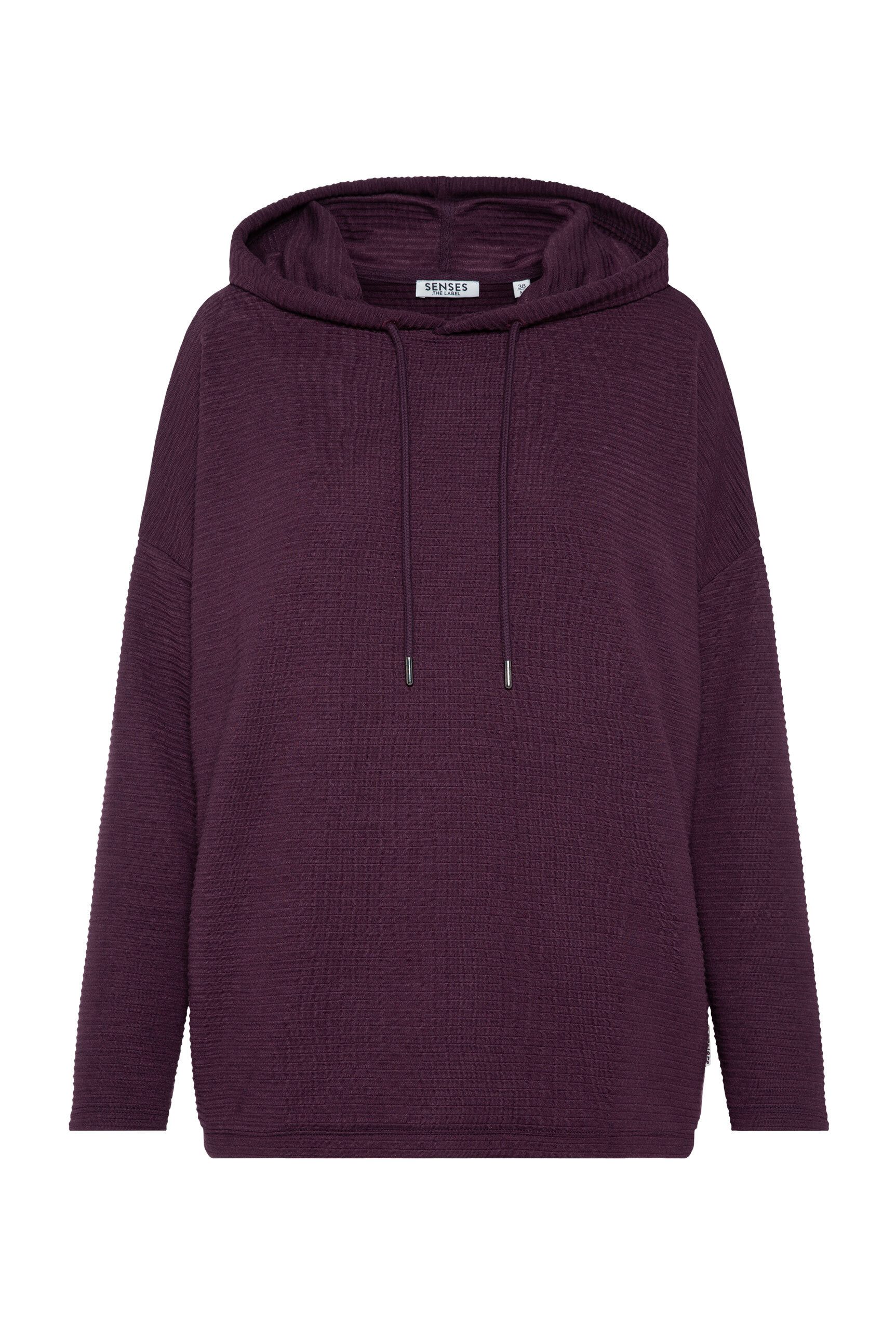 SENSES.THE LABEL Kapuzensweatshirt mit überschnittenen Schultern