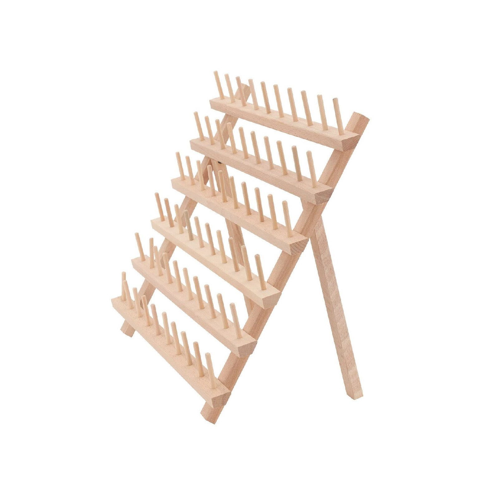 Youyijia Nähmaschinentasche 60 Spulen Garnrollenhalter Holz Fadenhalter Fadenspulen Spulenhalter