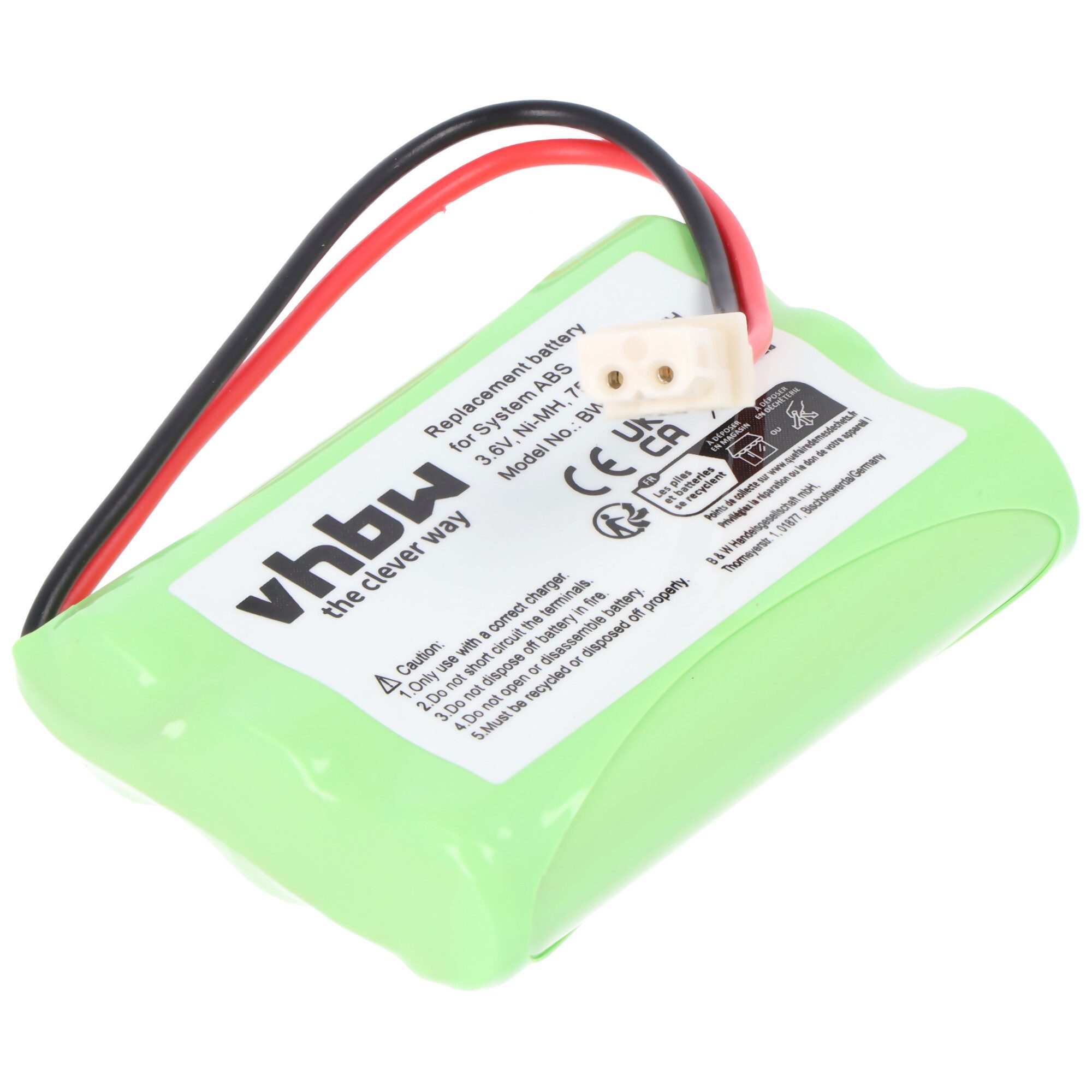 AccuCell AccuCell Akku Ersatz für Slendertone 3AAA750 für Medizintechnik (750m Akku 750 mAh (3,7 V)