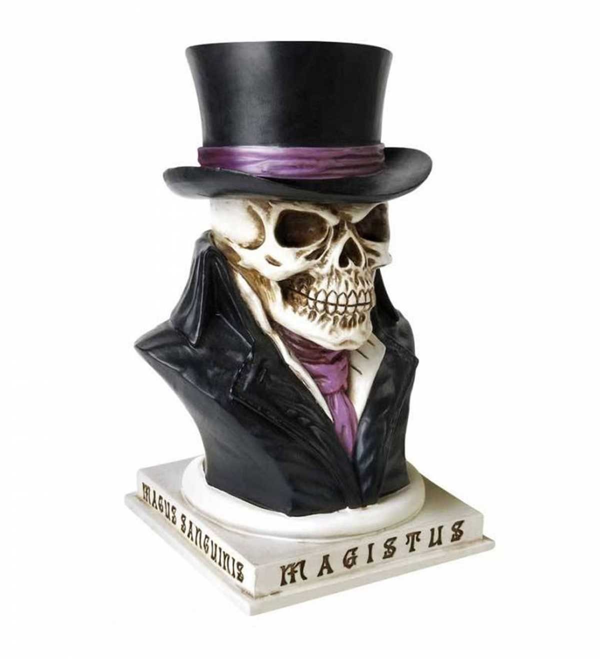 Alchemy Gothic Aufbewahrungstasche »Spardose Gothic Skull mit Zylinder