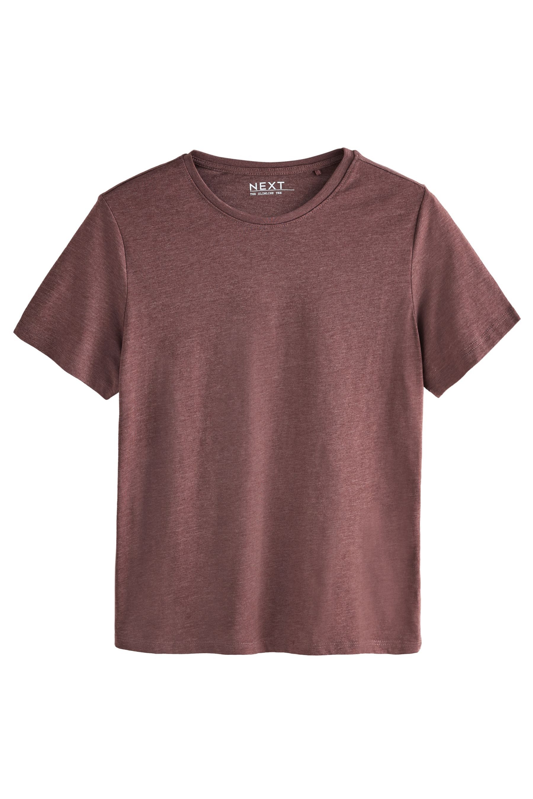 Next T-Shirt Slim Fit T-Shirt mit Rundhalsausschnitt (1-tlg)