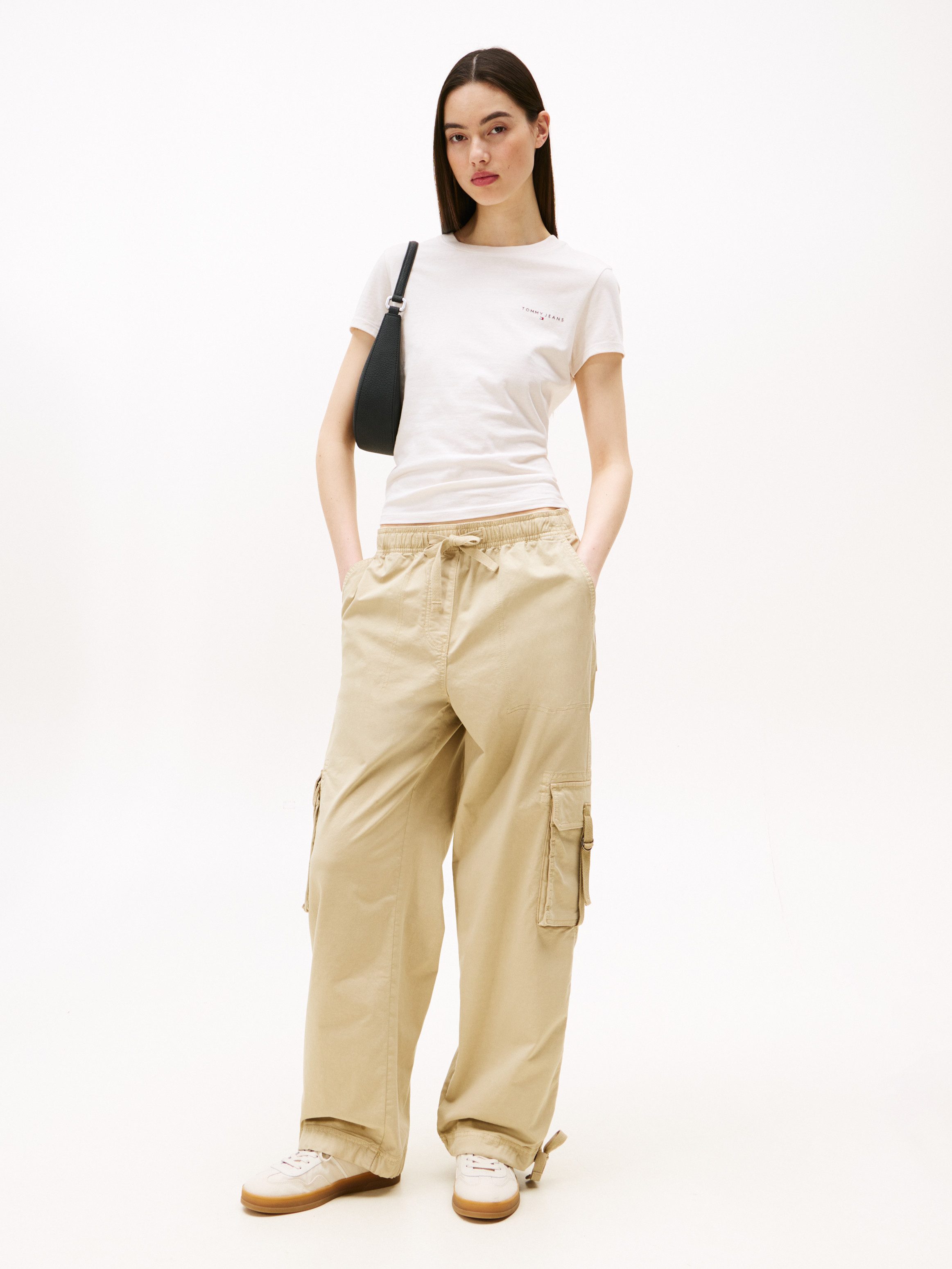 Tommy Jeans Kurzarmshirt TJW SLIM LINEAR SS TEE EXT günstig online kaufen