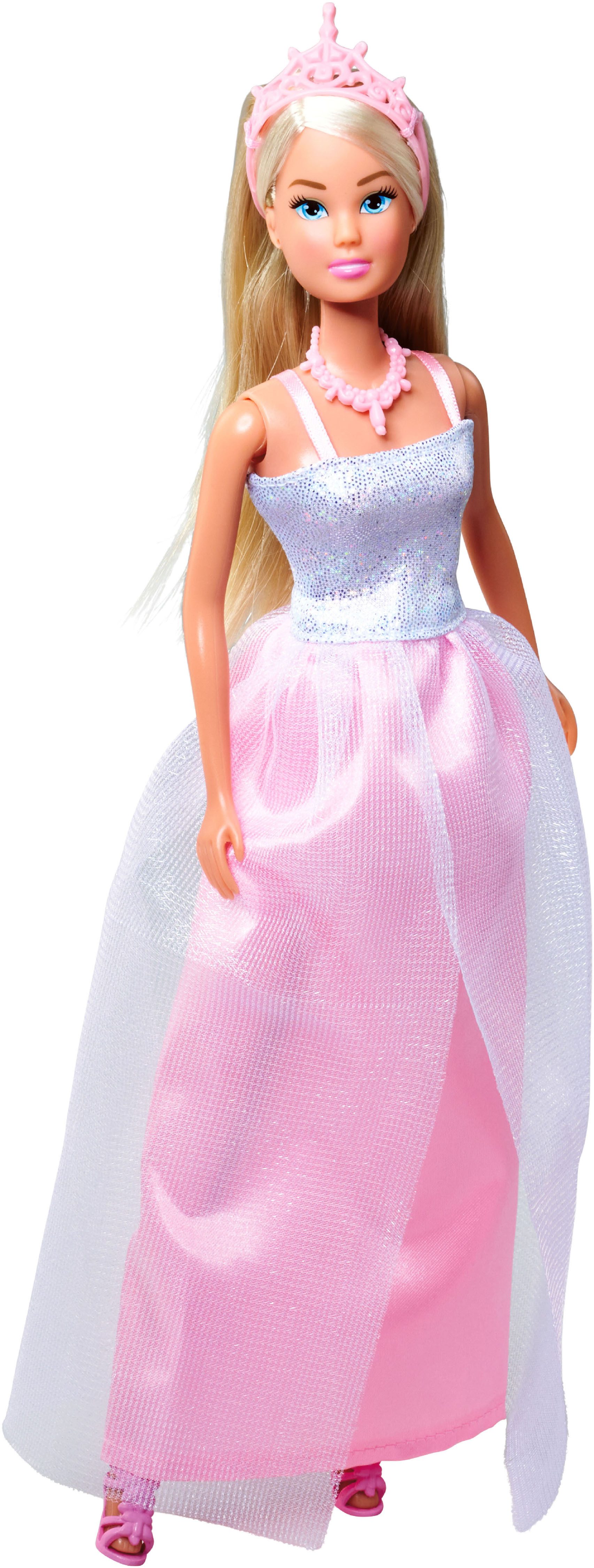 SIMBA Anziehpuppe Steffi Love, Princess Fashion, mit 7 verschiedenen Kleidern