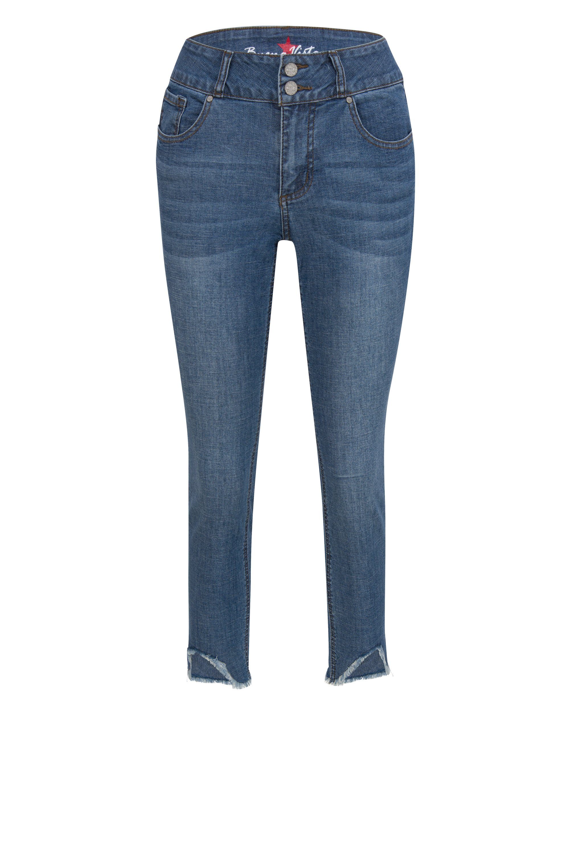 Buena Vista Stretch-Jeans BUENA VISTA TUMMYLESS 7/8 frayed destroy 2107 J5658 319 O.2851 - Stret