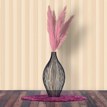Spetebo Dekovase Metall Vase im Gitter Design für Trockenblumen - 45 cm (Stück, 1 St., Deko Vase), Deko Ständer für Kunstblumen