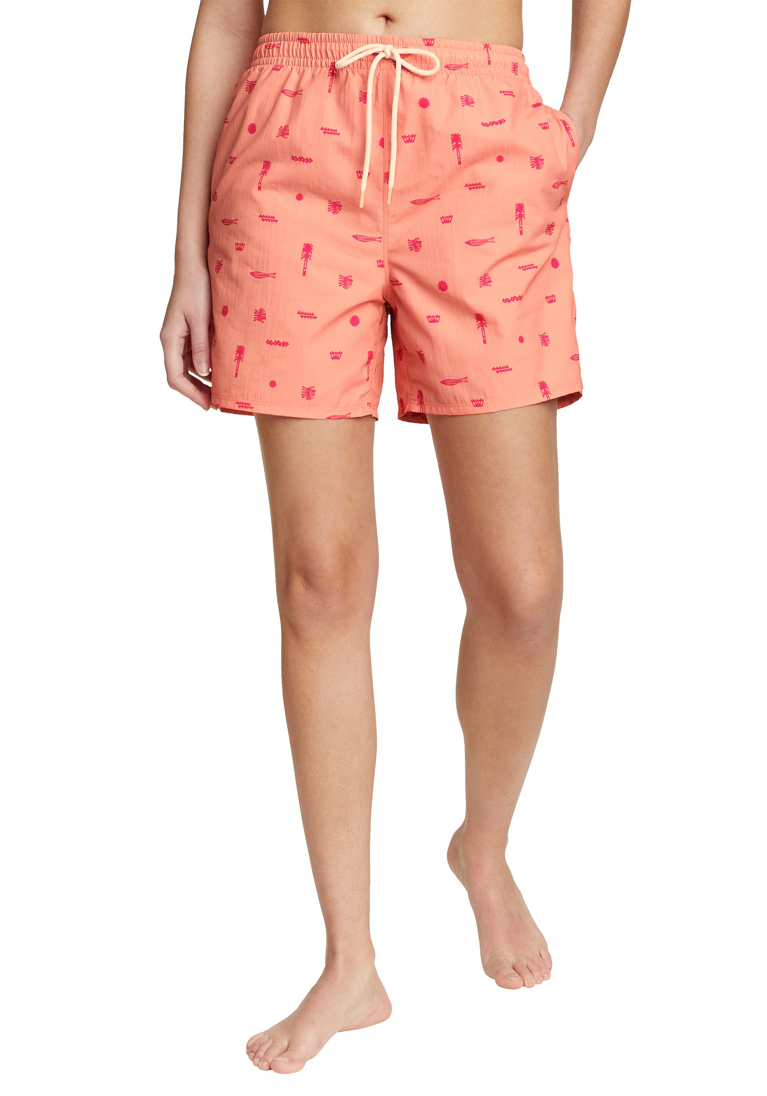 Eddie Bauer Shorts Tidal Shorts - High Rise - bedruckt