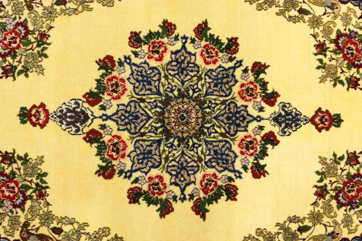 Orientteppich, Seidenkette Nain Isfahan rechteckig, Handgeknüpfter Höhe: 68x101 mm 6 Trading, Orientteppich