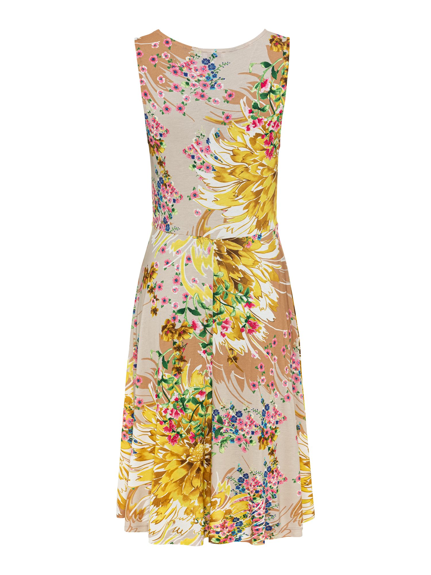 LASCANA Jerseykleid mit Alloverdruck und Bindeband, günstig online kaufen