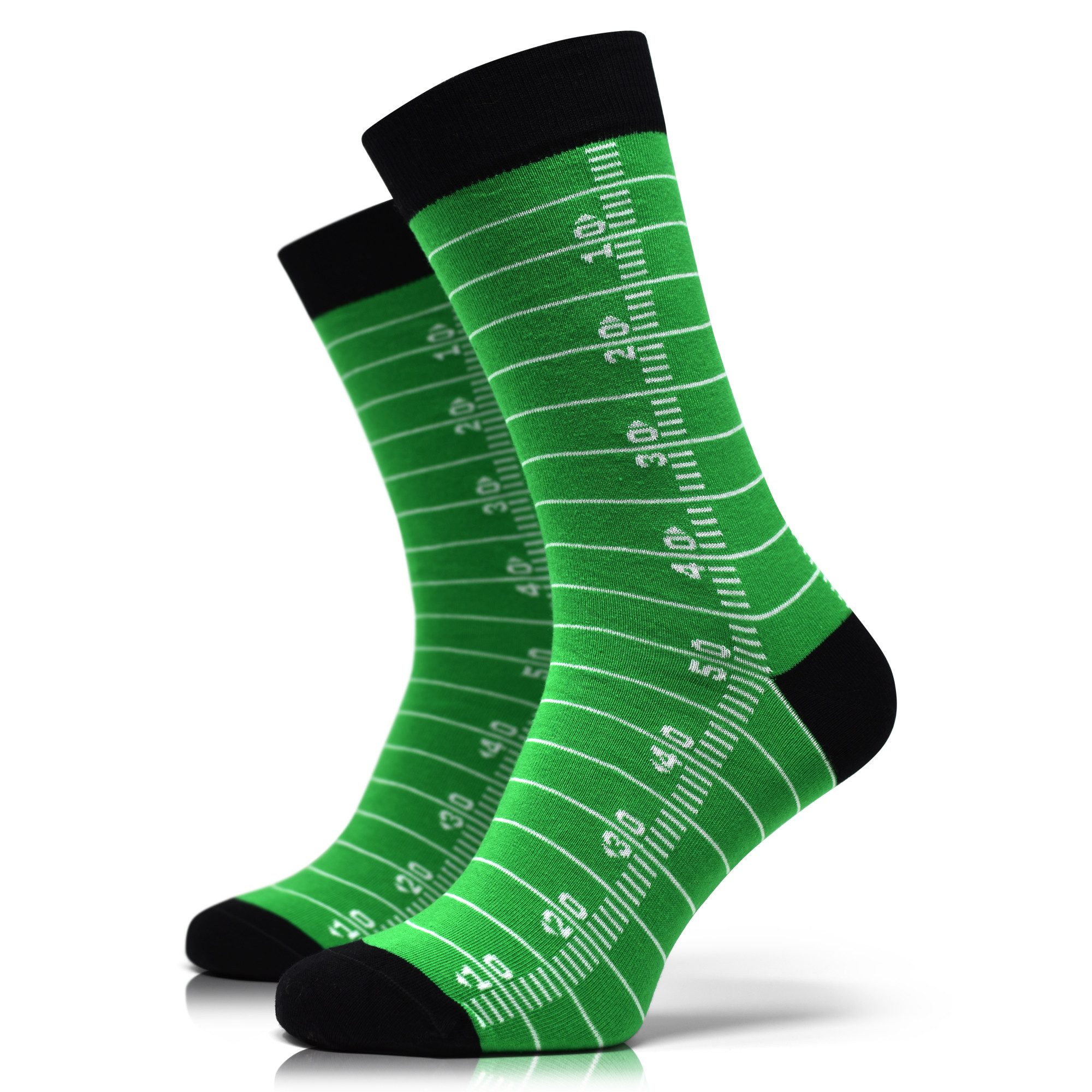 40YARDS Socken American Football Spielfeld Socken One Size (Einheitsgröße: günstig online kaufen
