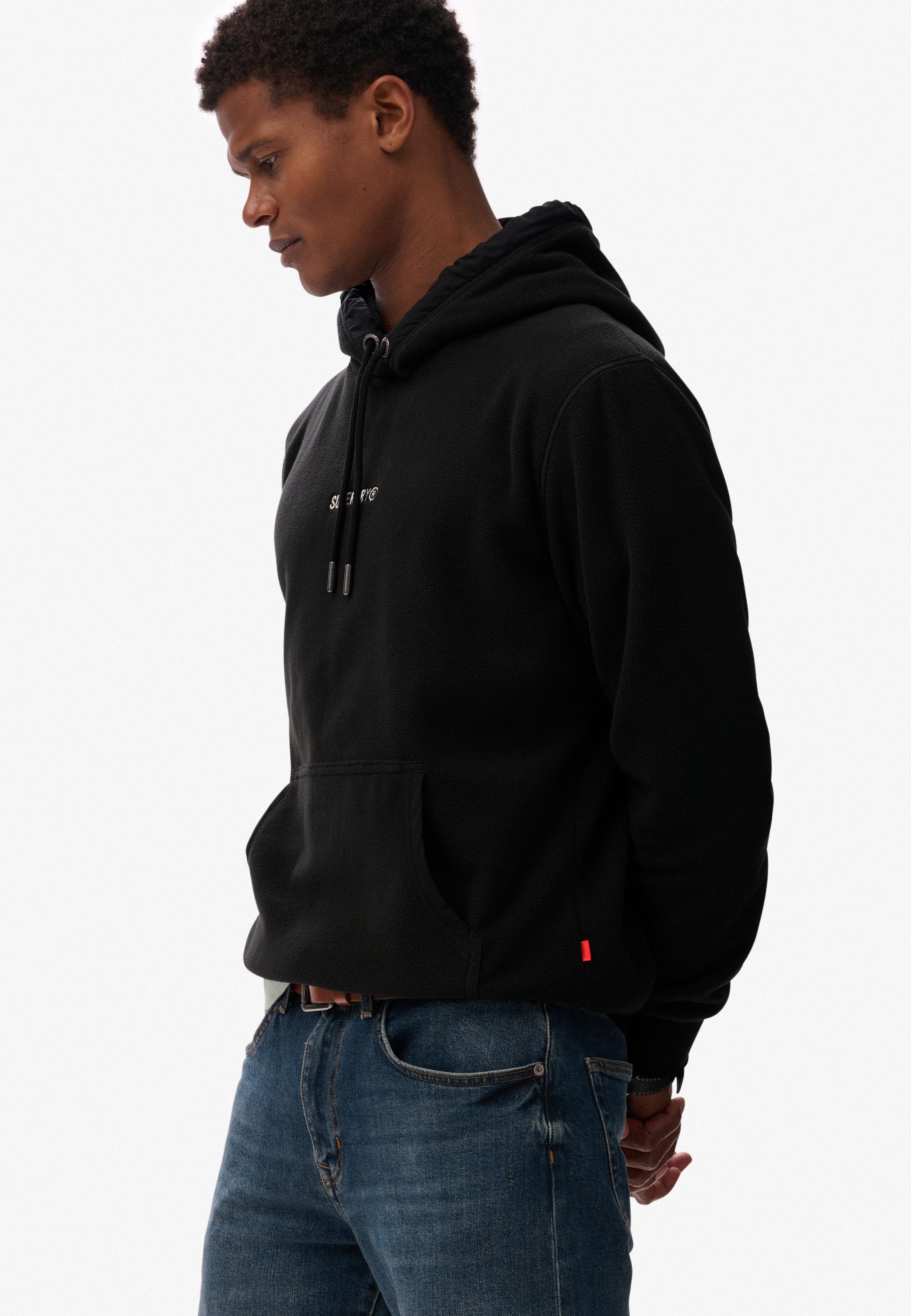 Superdry Kapuzensweatshirt MICRO LOGO FLEECE HOOD günstig online kaufen