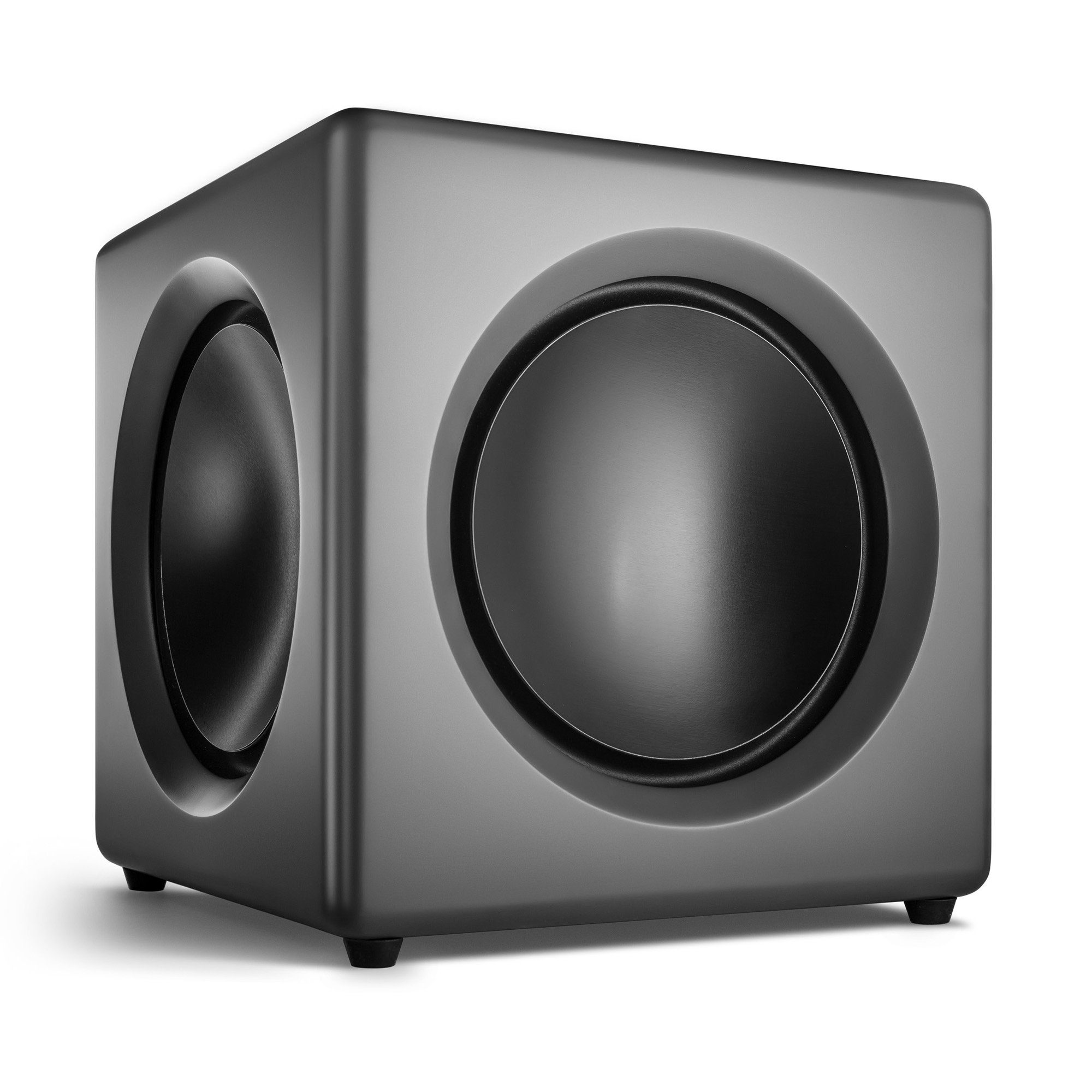 GRAY Switch) boost Subwoofer +5 Wavemaster (125 STONE W, dB, Auto FUSION Hz Bass 43 Activer