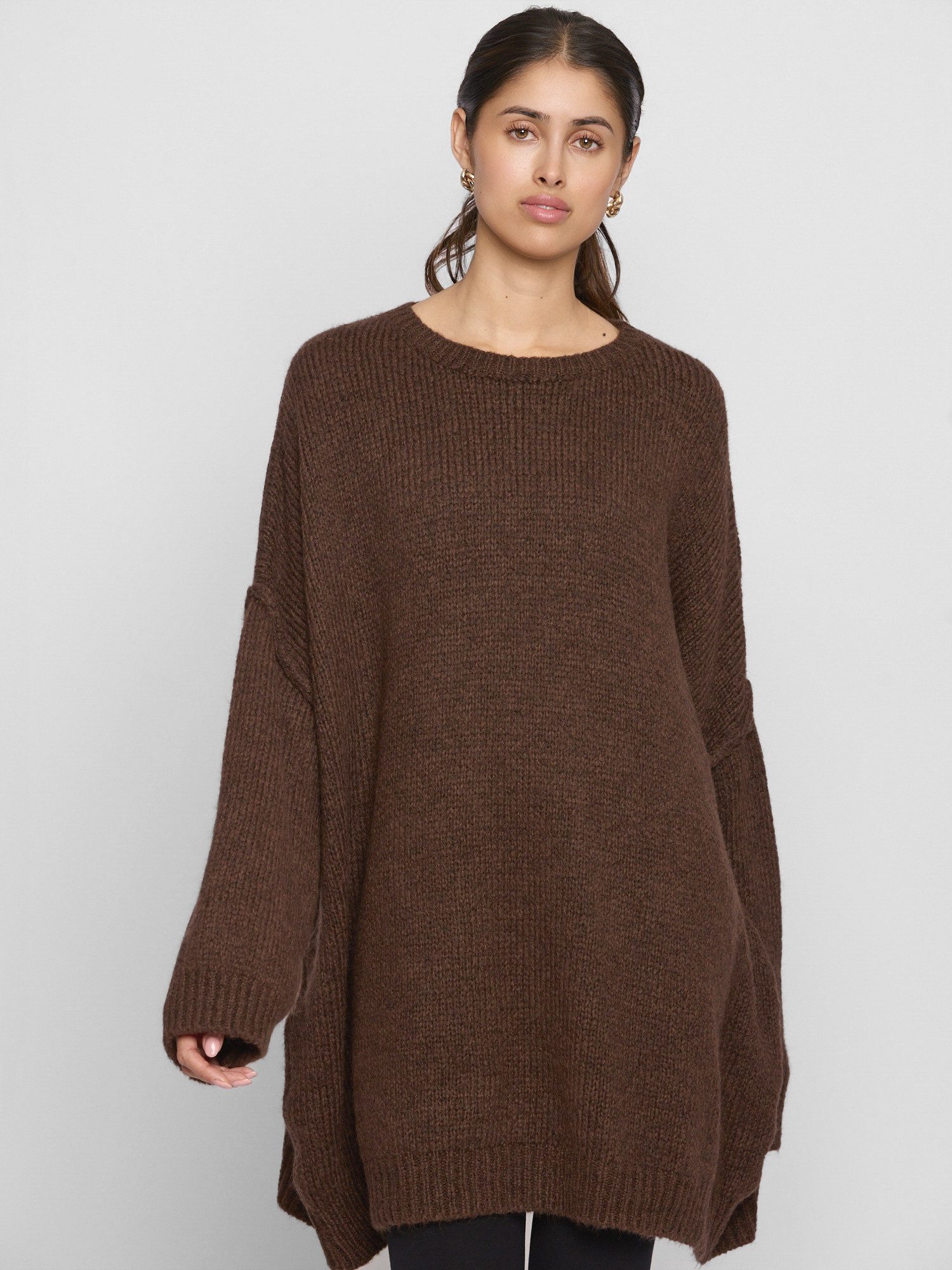 Lilavie Strickpullover Vanii OneSize oversized Grobstrickpullover günstig online kaufen