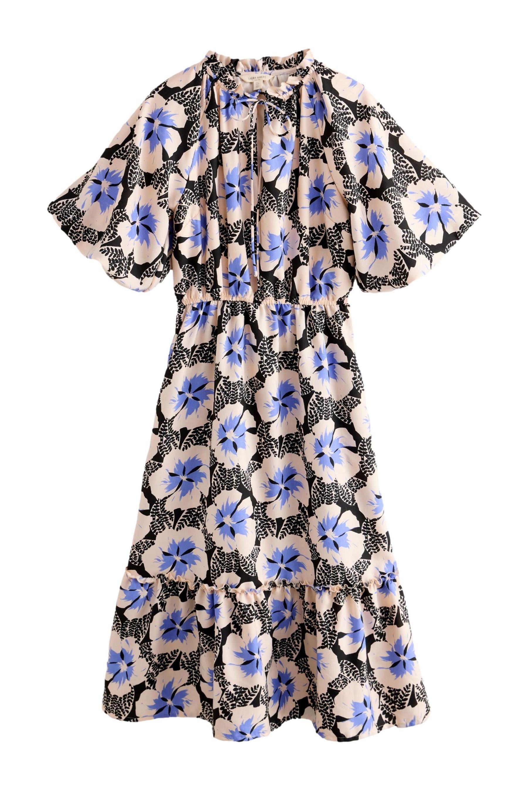 LAURA ASHLEY Midikleid Laura Ashley Kelby Midaxikleid mit Puffärmeln (1-tlg günstig online kaufen