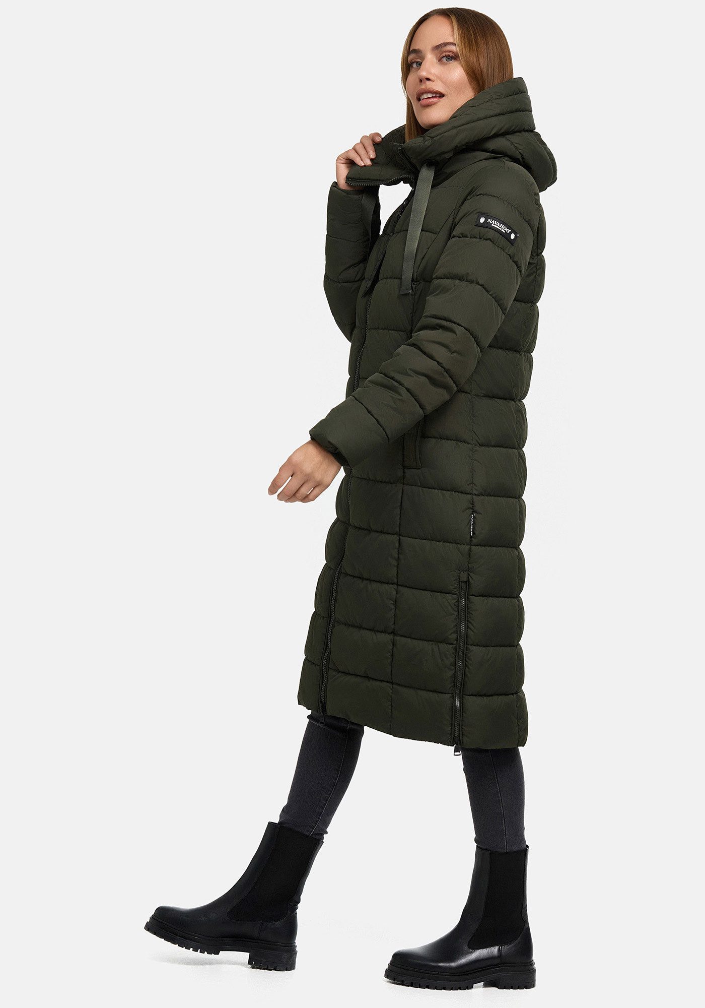 Navahoo Winterjacke Mondmaedchen Extra langer Schnitt mit seitlichen Schlitzen – Bild 3 von 5