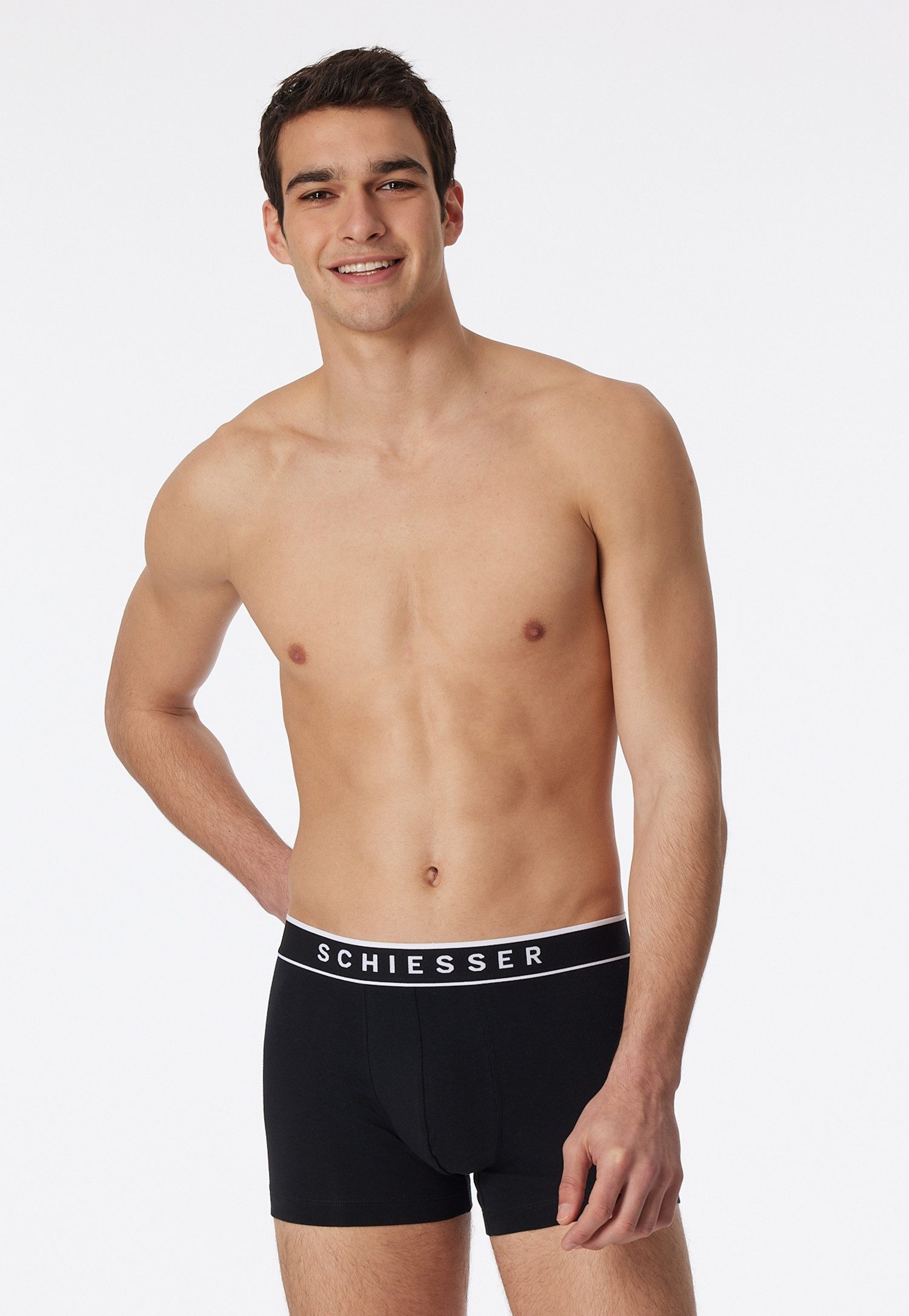 Schiesser Boxer 95/5 (3er-Pack) mit sportlichem Webgummibund