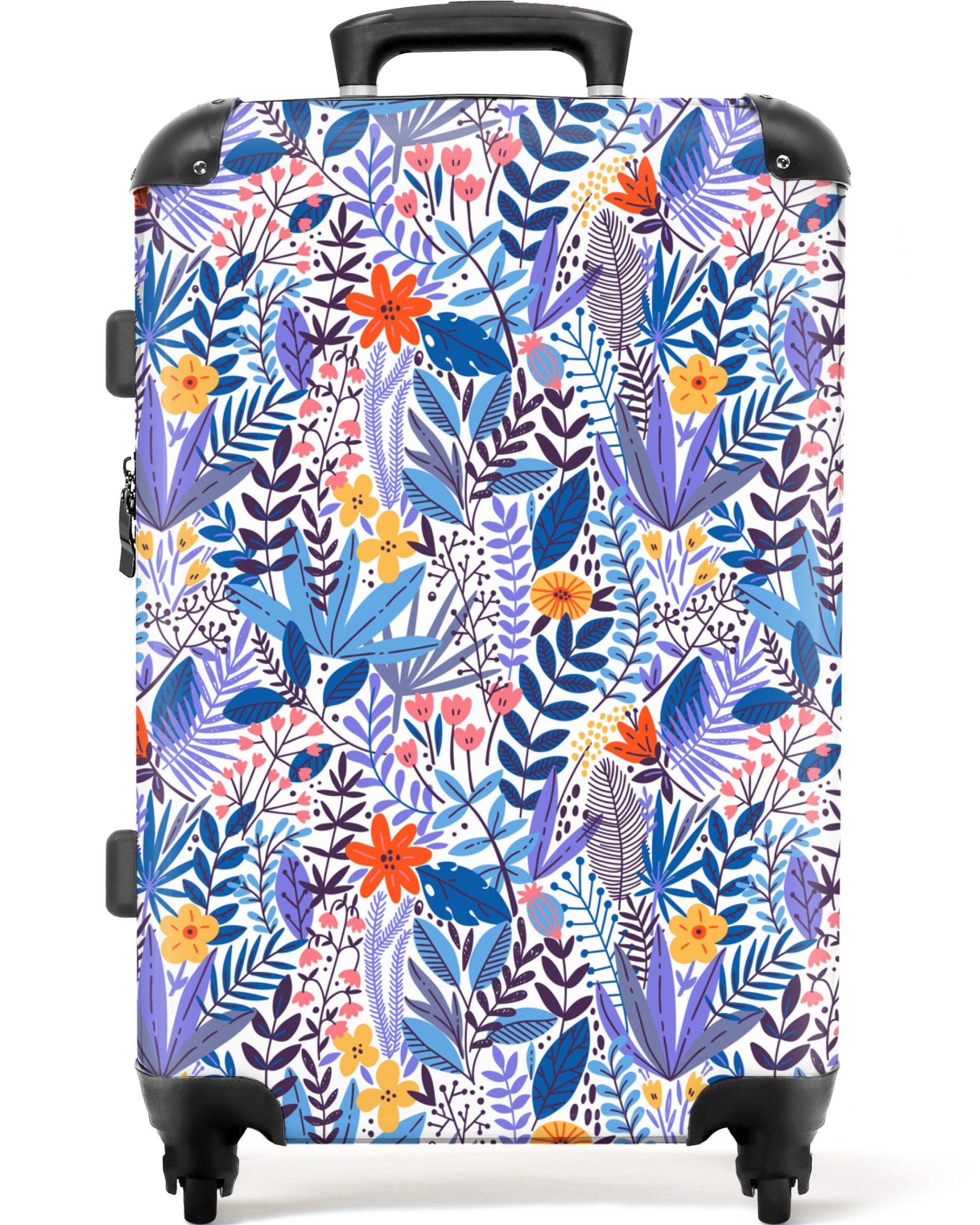 NoBoringSuitcases.com© Hartschalen-Trolley Blumen - Pflanzen - günstig online kaufen