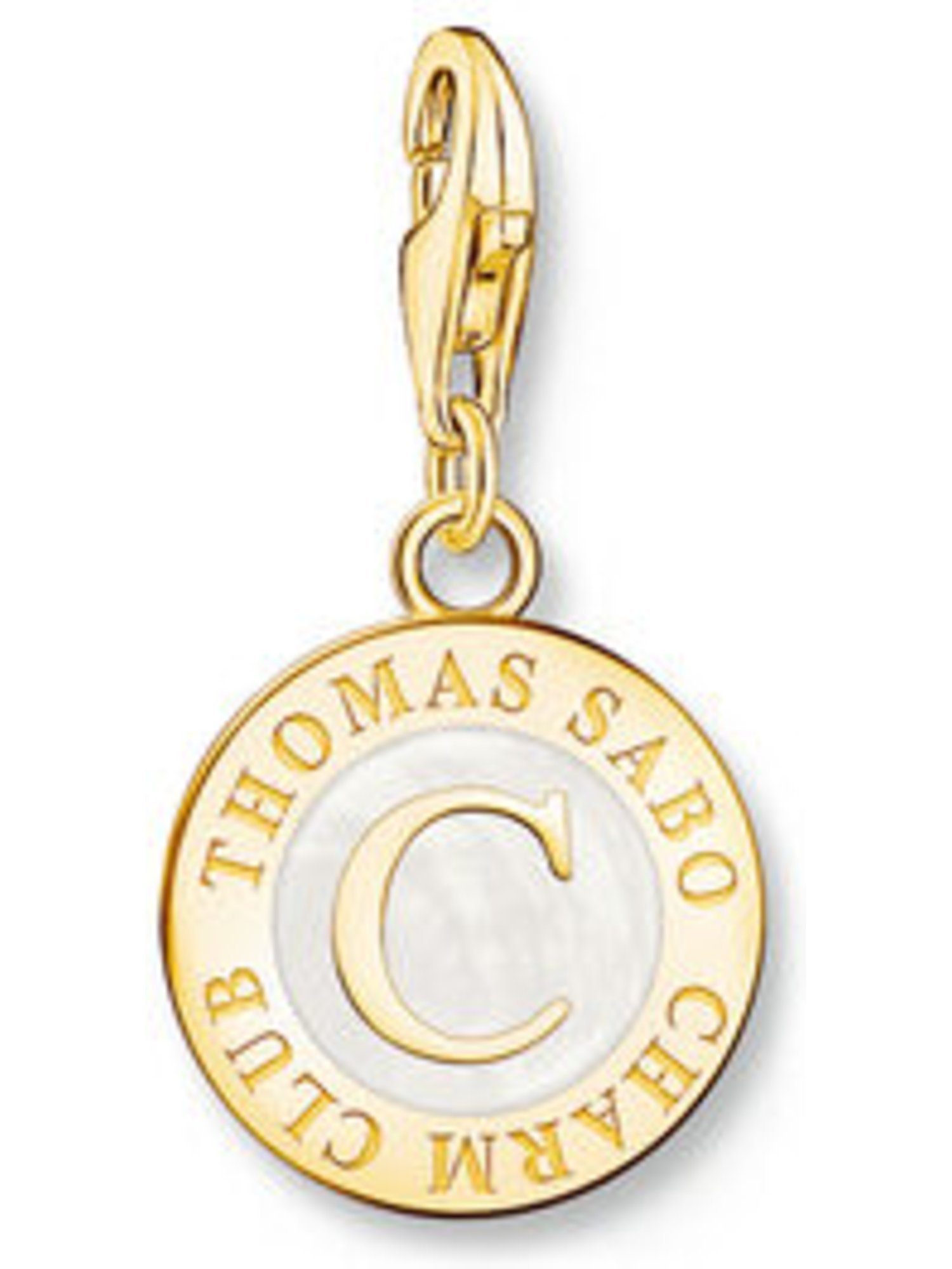 THOMAS SABO Kettenanhänger Thomas Sabo Damen-Charm 925er Silber, Emaille